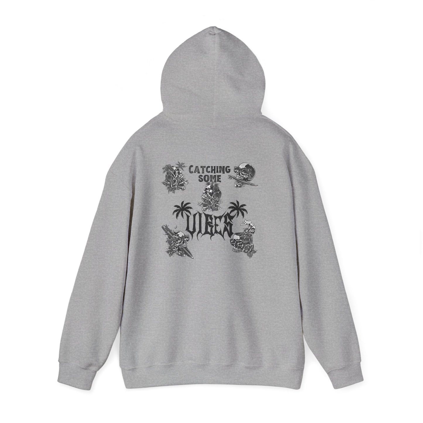 Catching Some Vibes Hoodie (Black Lettering)