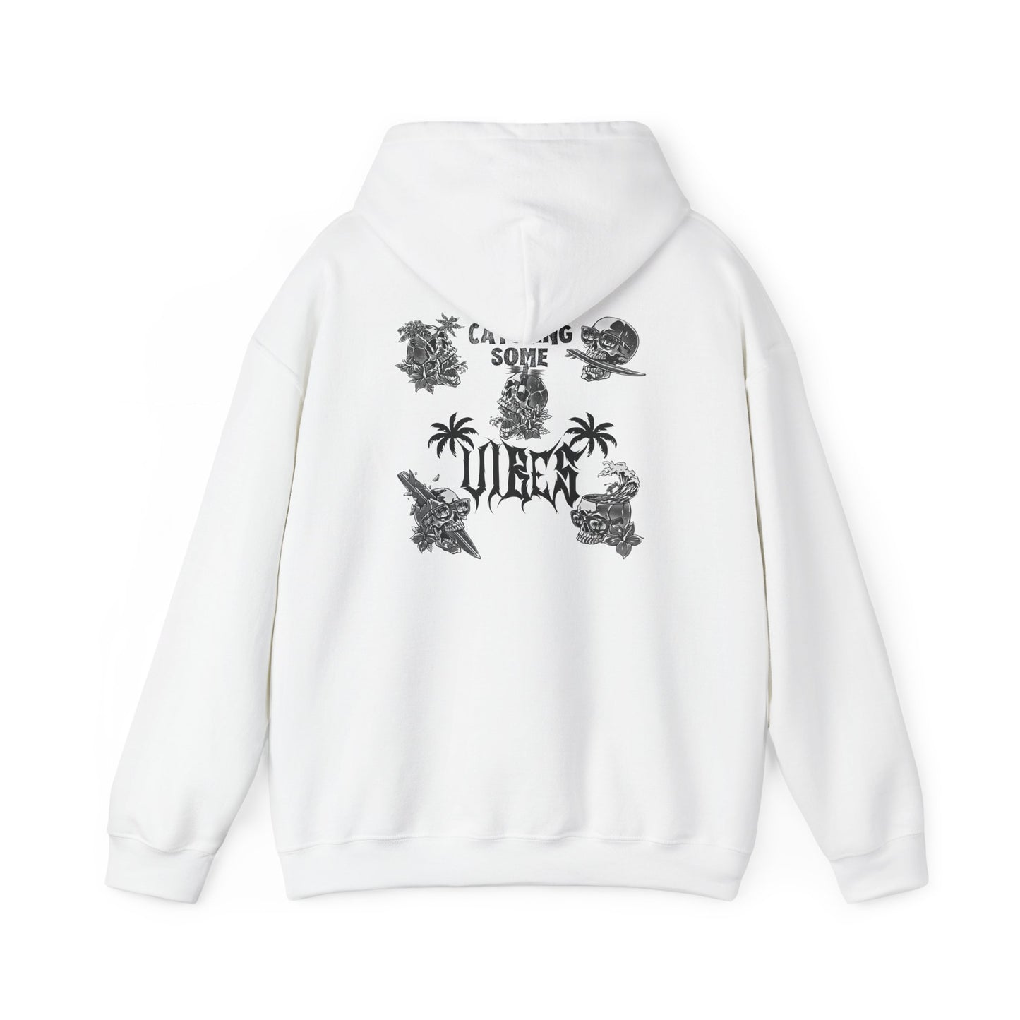 Catching Some Vibes Hoodie (Black Lettering)