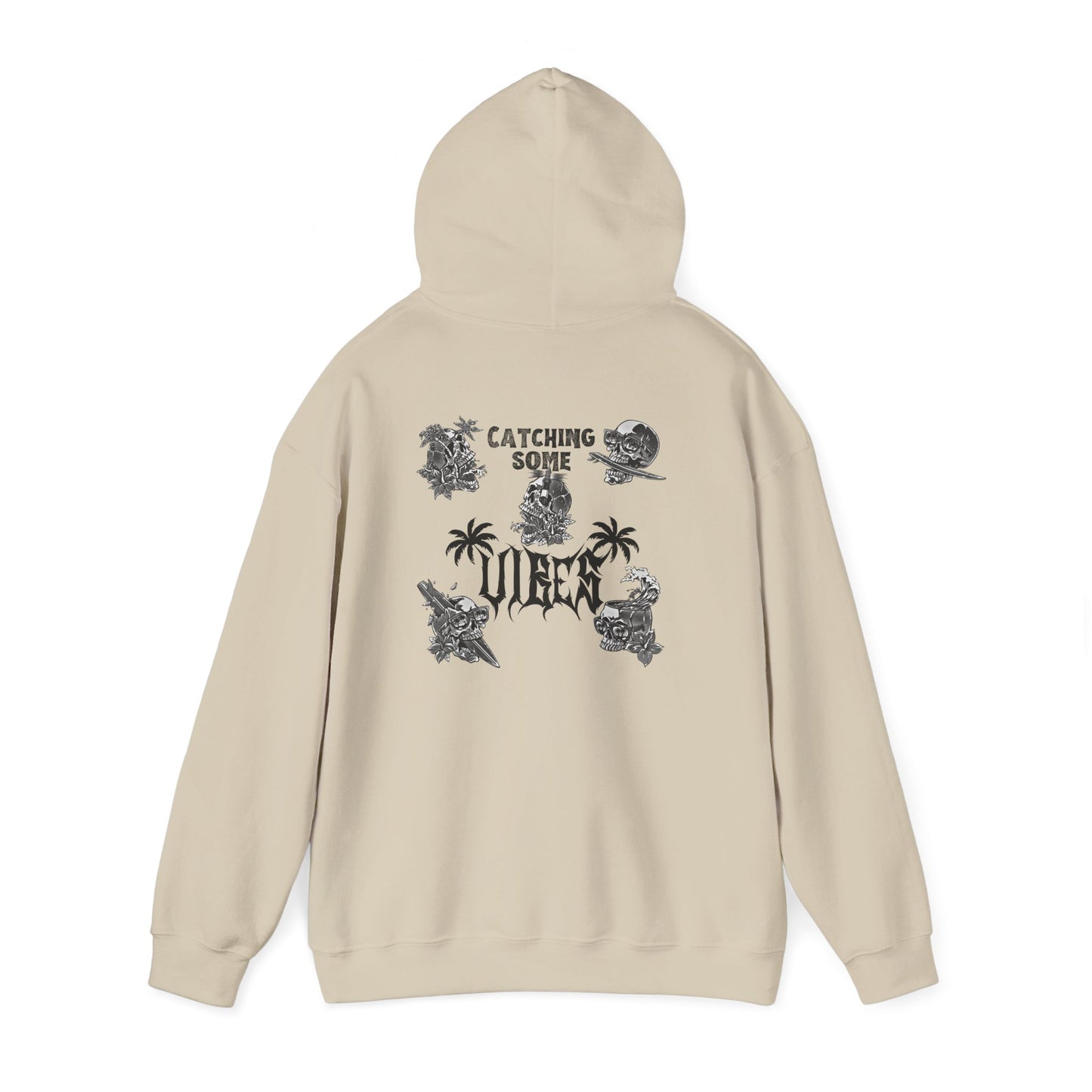 Catching Some Vibes Hoodie (Black Lettering)