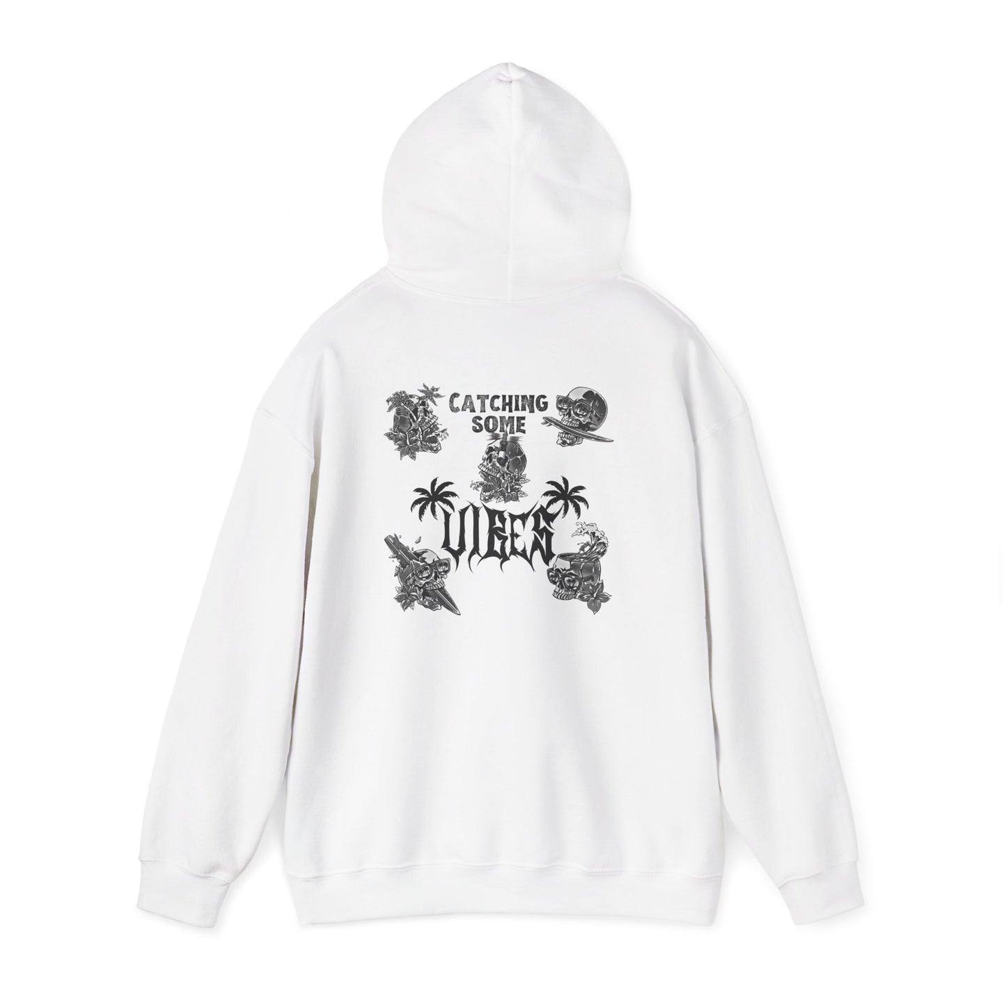 Catching Some Vibes Hoodie (Black Lettering)